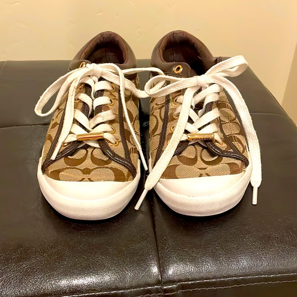 Tan Coach Sneakers